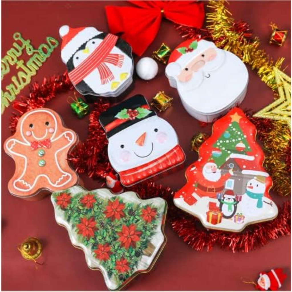 Festive Delights: Cookie/Candy Tin Box ( 15 Units )