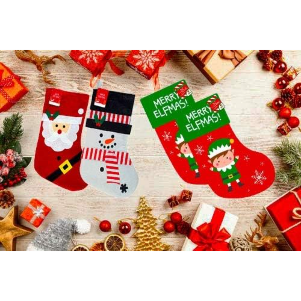 Christmas Novelty Decorations Stocking for Xmas ( 30 Units )