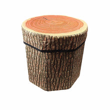 Wood Footstool Footrest Ottoman Pouffe Stool Chair Kiwi/Stump Style   4656 (Parcel Rate) Other