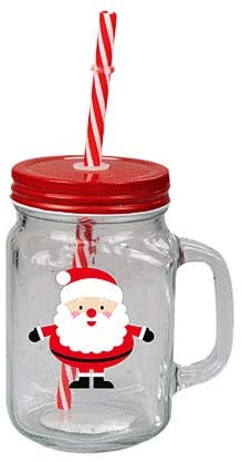Christmas Themed Mason Jar (6 Units)