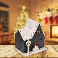 Led Wooden House/Wooden Ornament/Tabletop Decoration