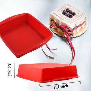 Silicone Square Baking Pans / Cake Mould ( 24 Units )