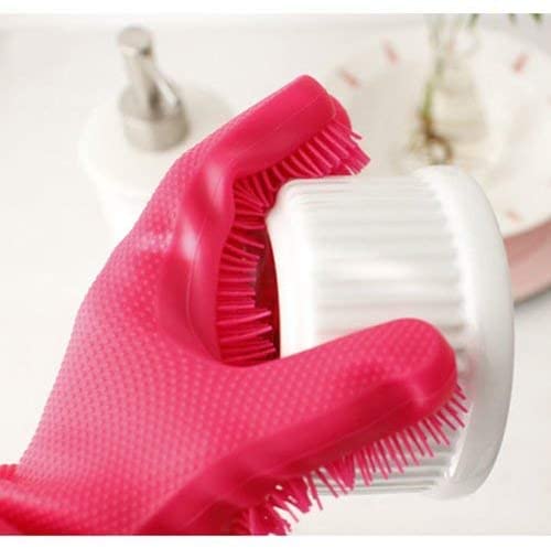 Silicone Washing Gloves ( 12 Units)