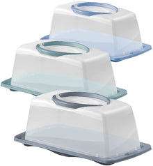 Cake / Bread Box With Lockable Lid and Carry Handles (9 PC )