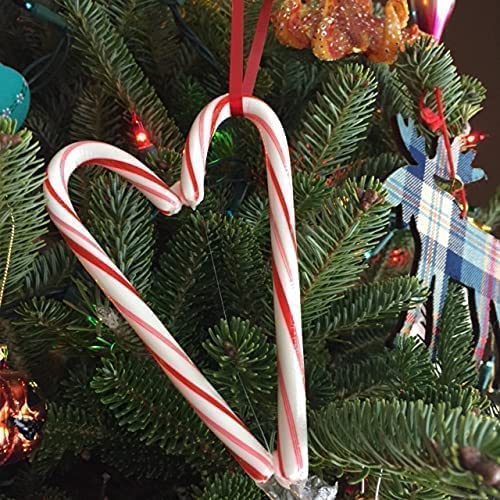 Pack of 12 Large Christmas Candy canes, peppermint flavour (24 Units)