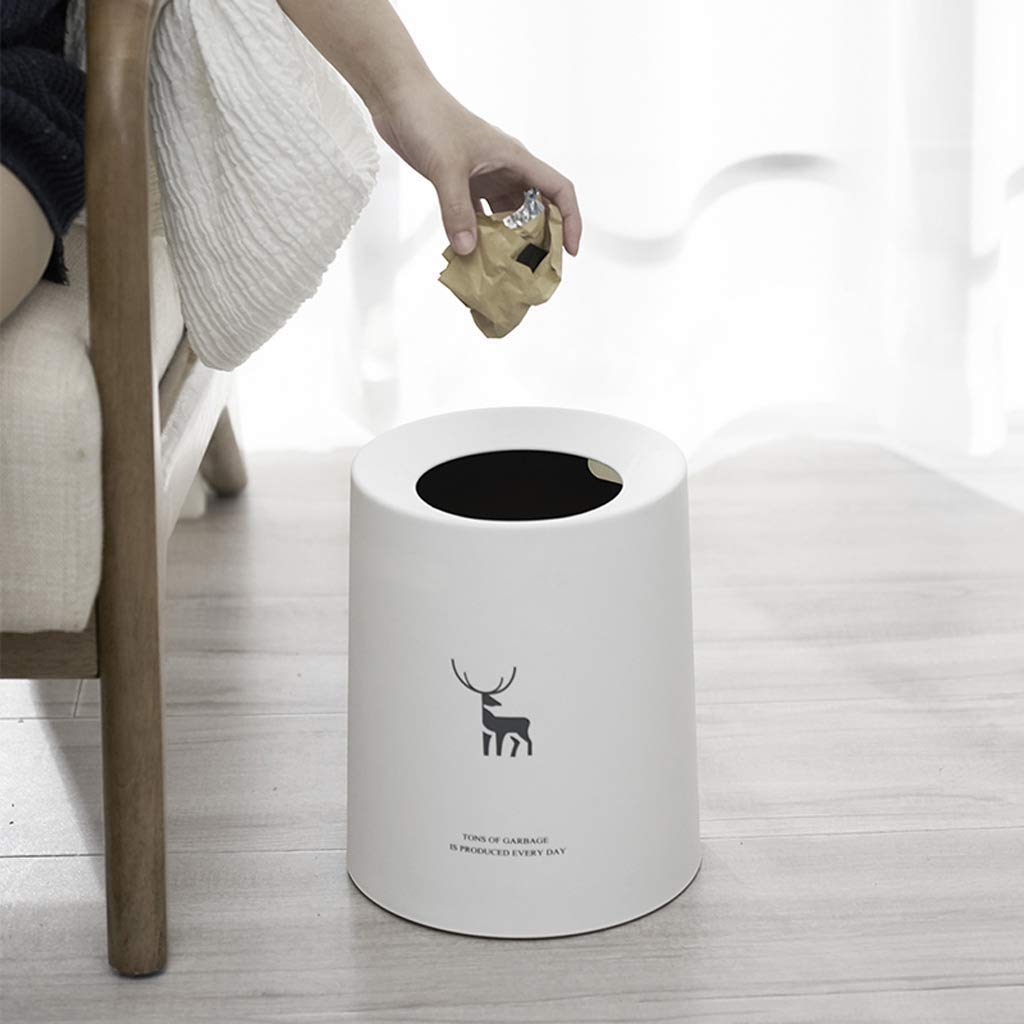 New Stylish & Elegant Designed Dustbin Waste Basket/Bucket | Portable Light-Weight Trash Can
