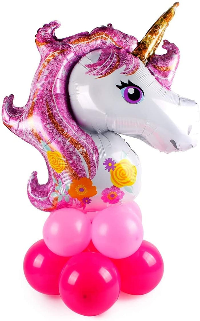 Mini Unicorn Foil Balloons -Pack of 3