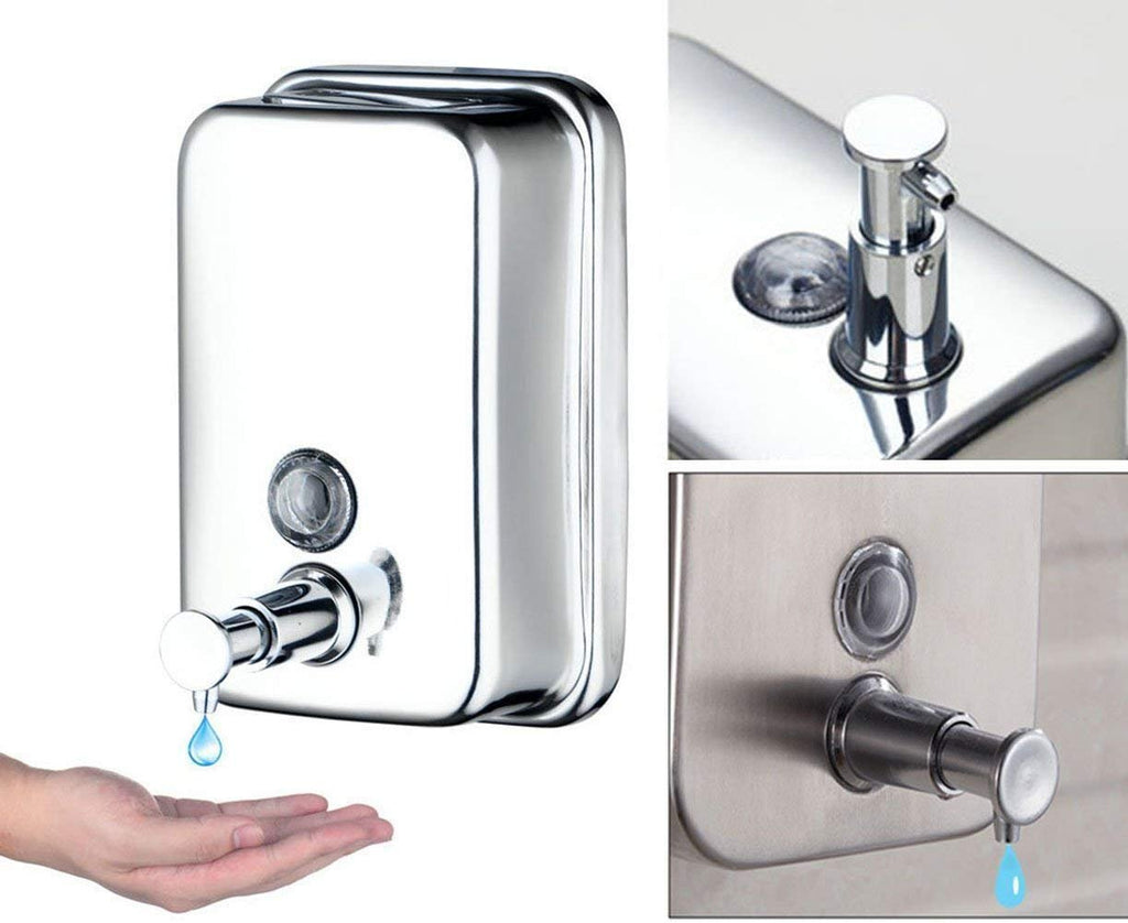 Stainless Steel Soap Dispensers 800ML ( 24 Units ) – Stella Wholesale