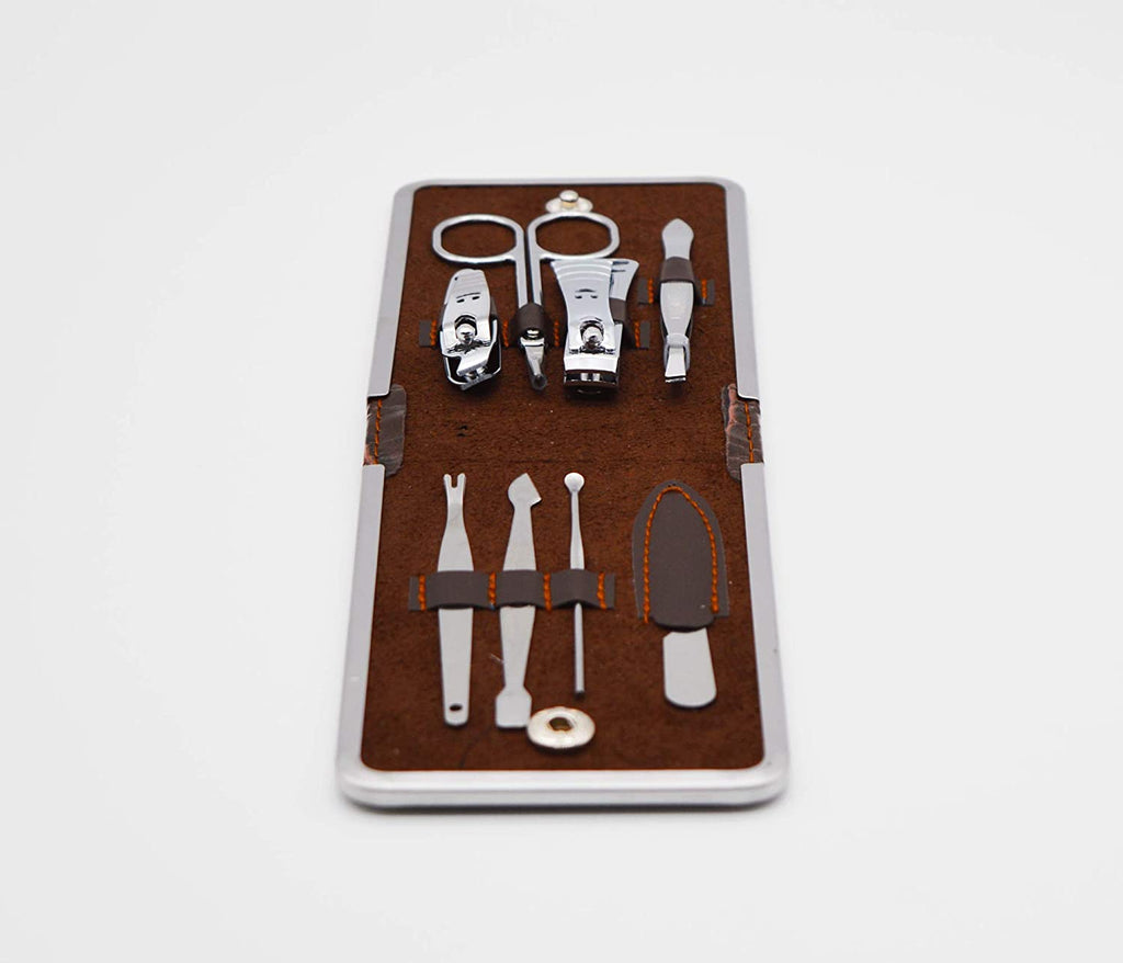 8 Pieces Gents Manicure Set | Men Travel Kit | Nail Care