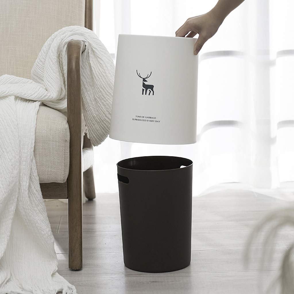 New Stylish & Elegant Designed Dustbin Waste Basket/Bucket | Portable Light-Weight Trash Can