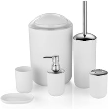 6 PC Bathroom Accessories Set-M17 ( 12 Units in a pack)
