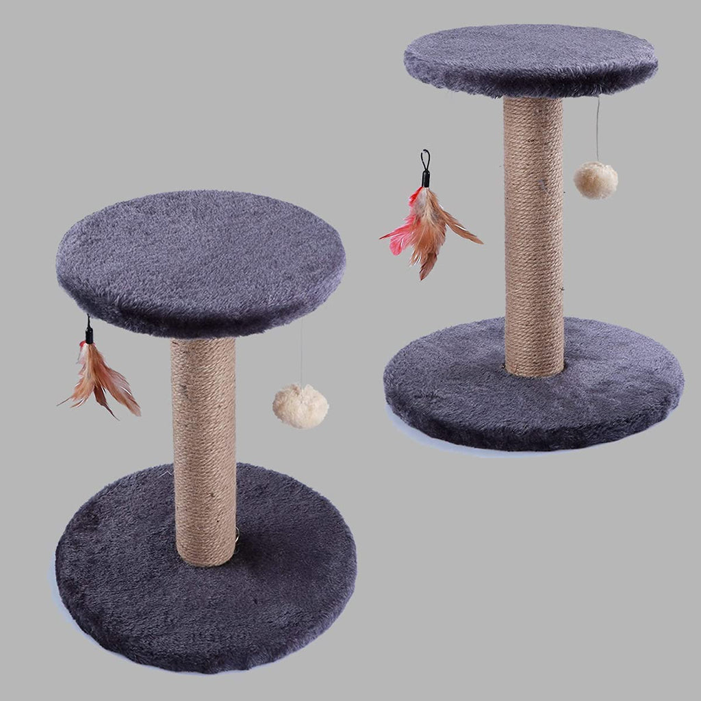 Cat Tree on Stand with Natural Sisal Scratch Posts