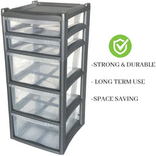 5 Tier  Storage Cabinet Drawer -(3 Units)