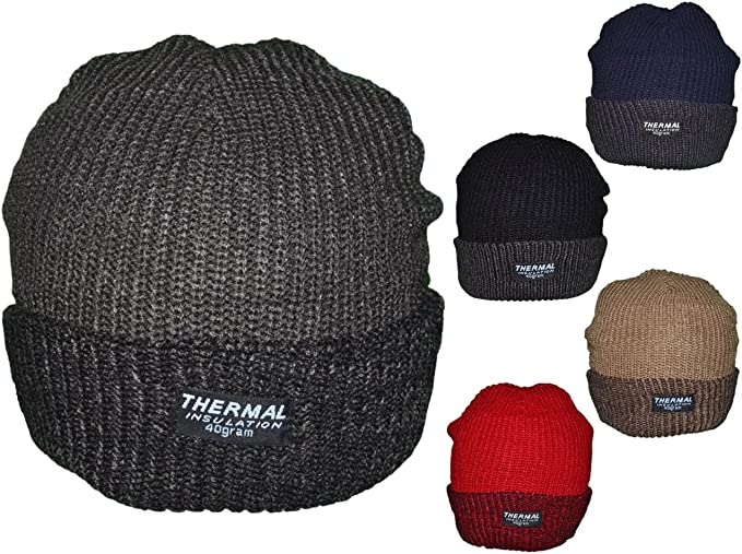 Unisex Thermal Beanie Hat ( 48 Units )