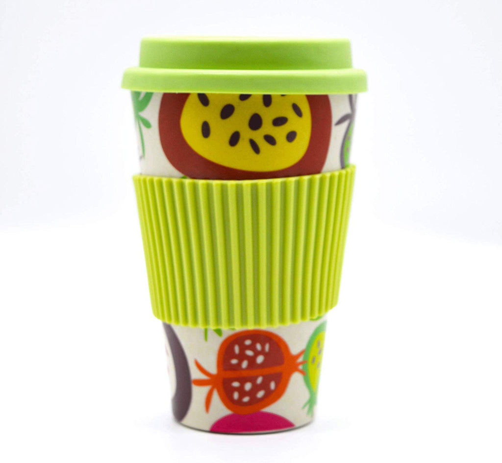 Reusable Bamboo Fiber Coffee Cup  400 ml / 14oz Pack Of 4