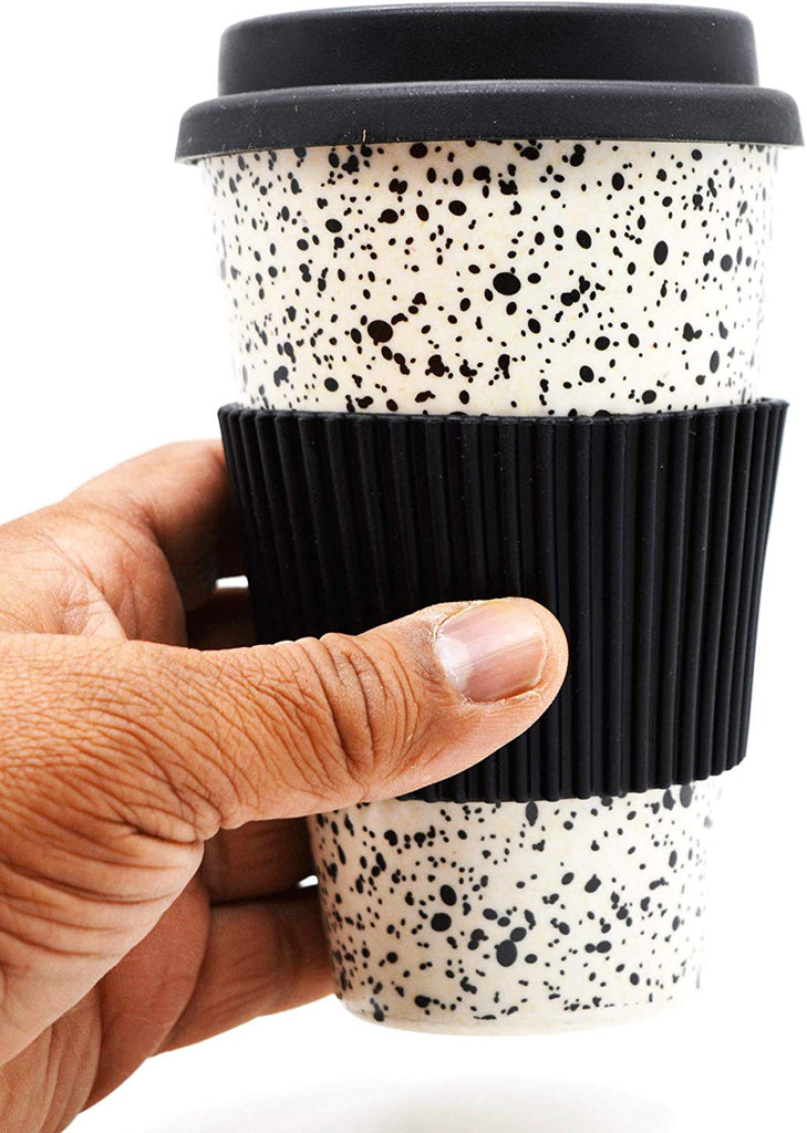 Reusable Bamboo Fiber Coffee Cup \ 400 ml/14oz
