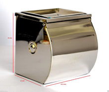 Stainless Steel Wall Mounted Tissue Toilet Paper Roll Holder With Cover Tissue roll Holder