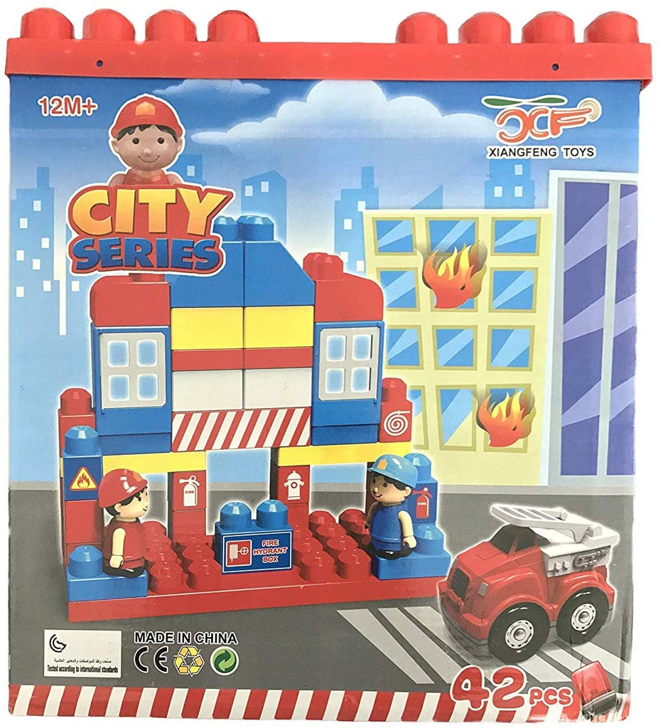 City Series Fire Rescue Fire station Blocks for kids 42pcs