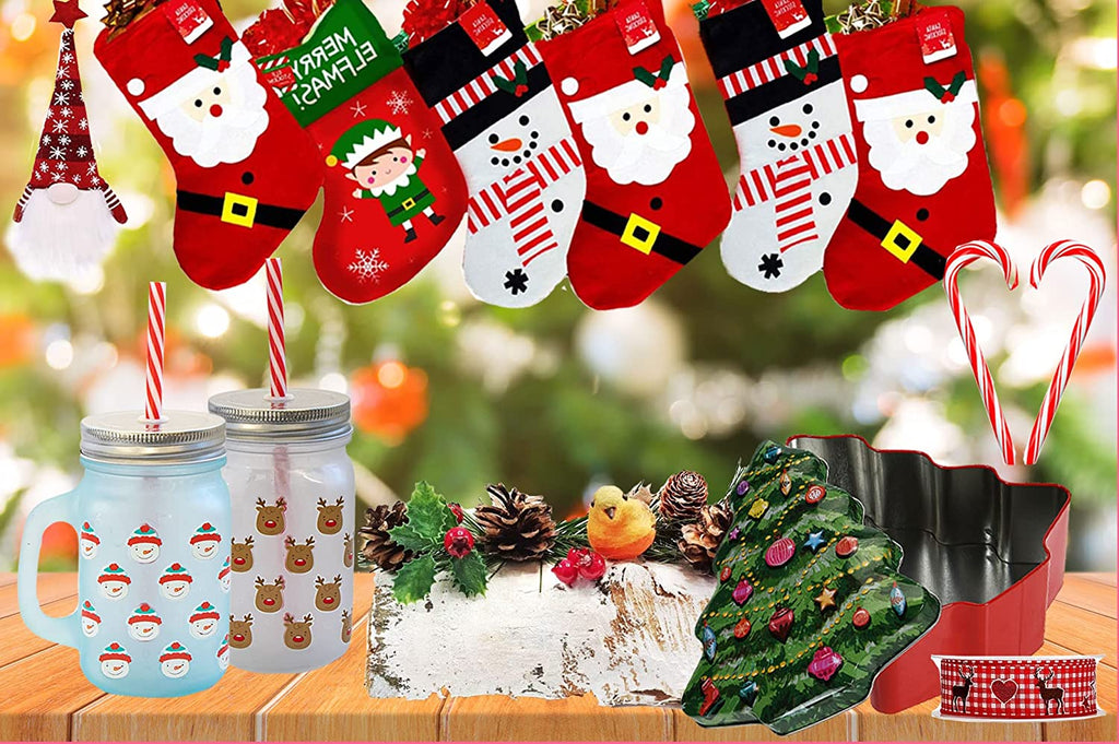 Mini Christmas Novelty Decorations Box