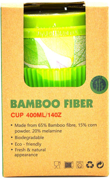 Reusable Bamboo Fiber Coffee Cup  400 ml/14oz