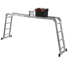 2X Platforms for 4.7M Folding Multipurpose Ladder | Aluminium Platforms Plates
