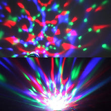 LED Novelty Rotating Disco Light Bulb / RGB / B22