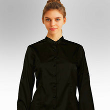Women Formal Button-Down Cotton Shirt - Large